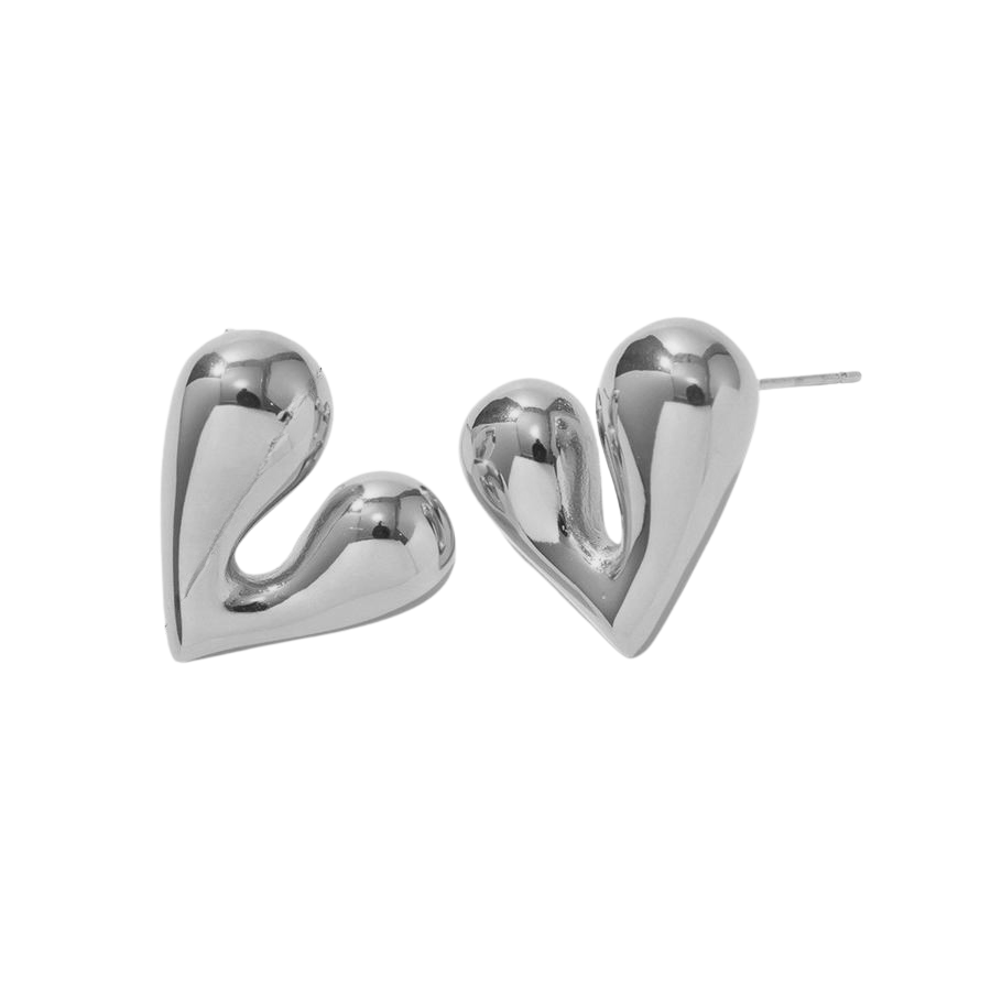ARETES CORAZON AGATA