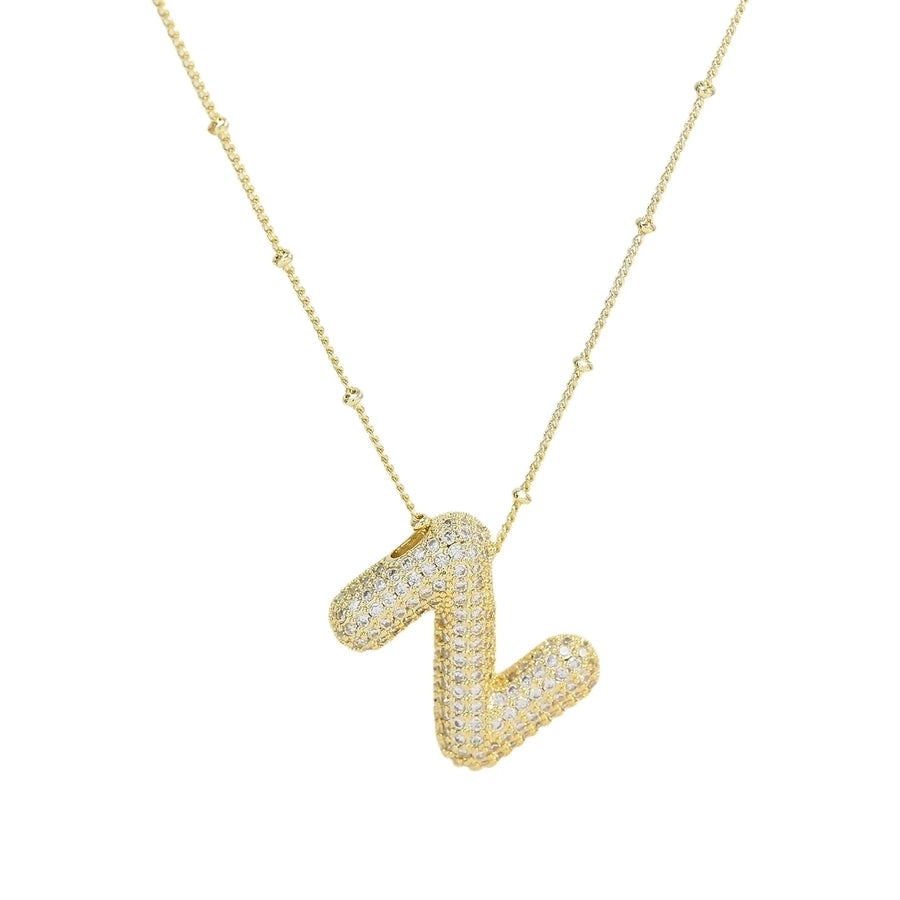 COLLAR LETRA GLOBO BRILLOS