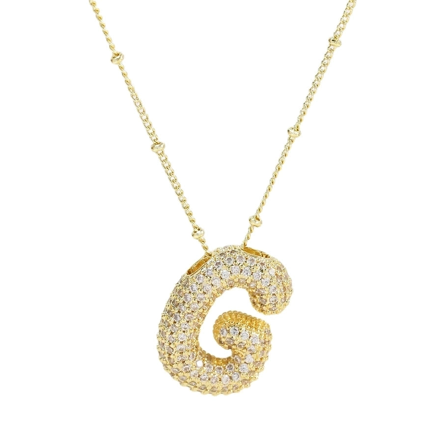 COLLAR LETRA GLOBO BRILLOS
