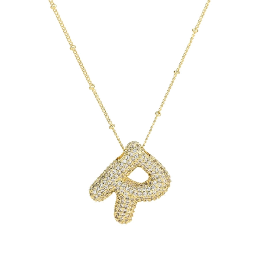 COLLAR LETRA GLOBO BRILLOS