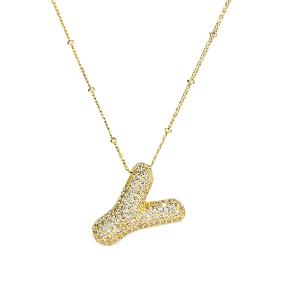 COLLAR LETRA GLOBO BRILLOS