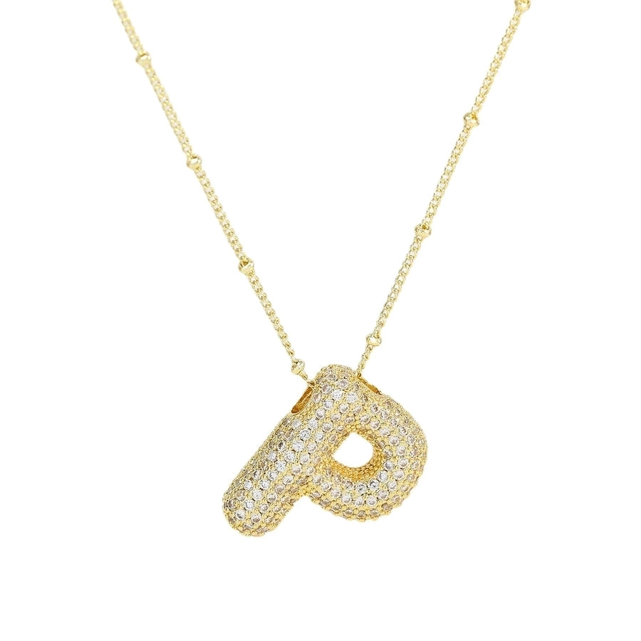COLLAR LETRA GLOBO BRILLOS