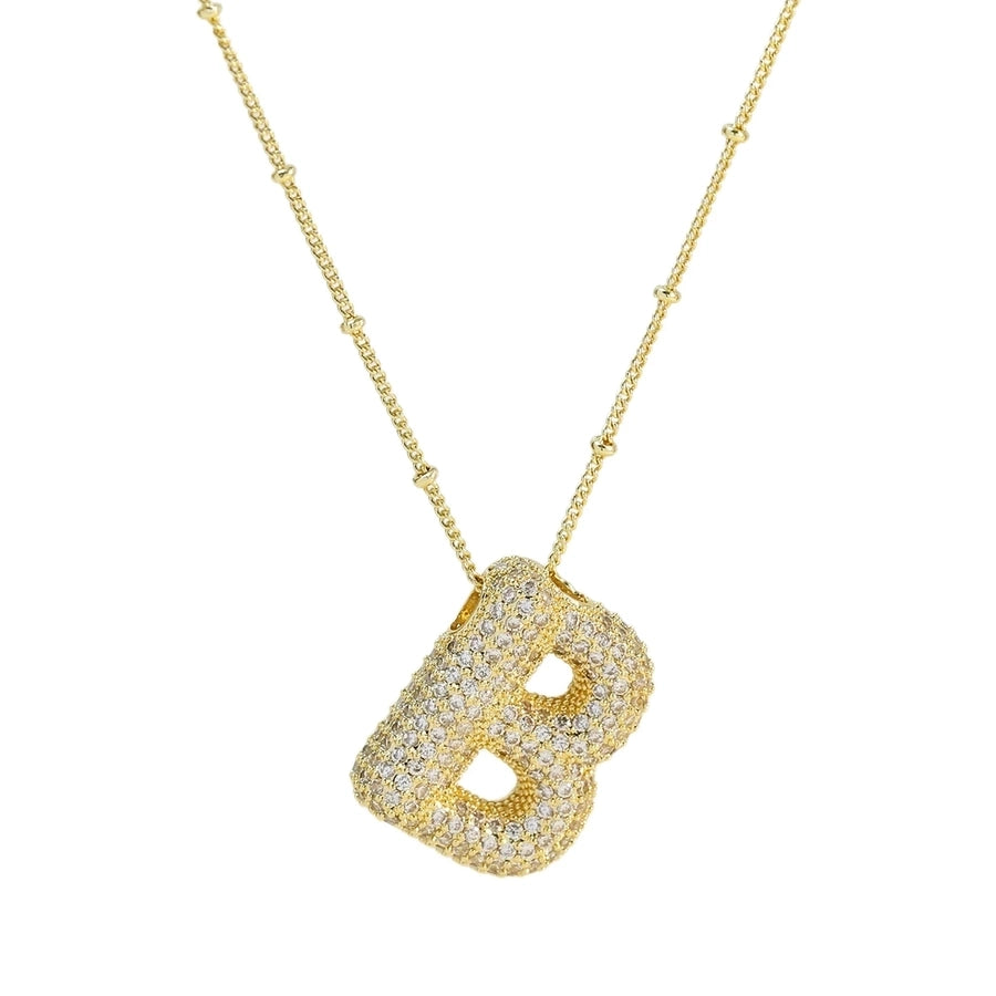 COLLAR LETRA GLOBO BRILLOS