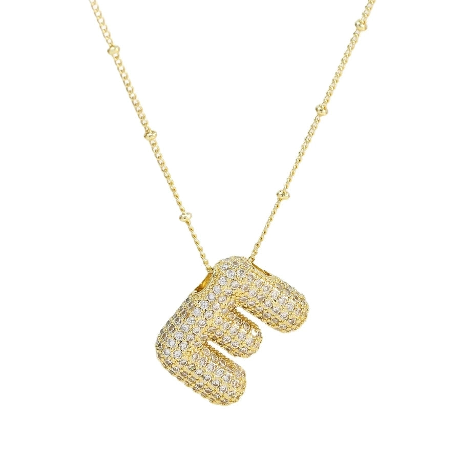 COLLAR LETRA GLOBO BRILLOS