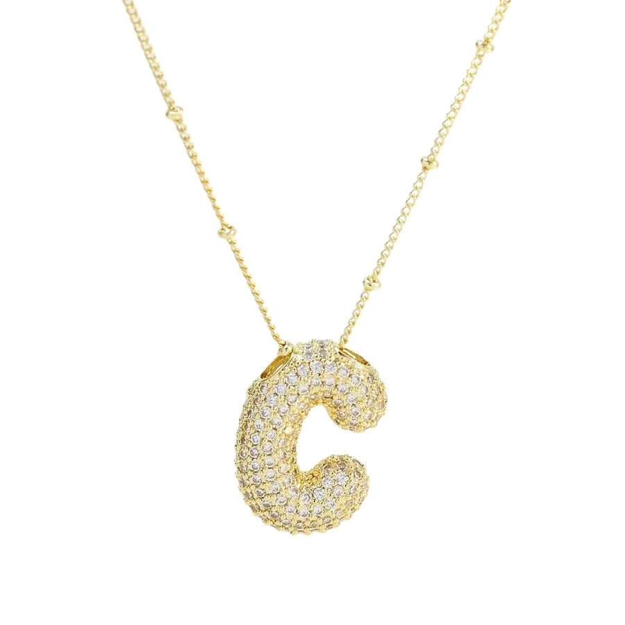 COLLAR LETRA GLOBO BRILLOS